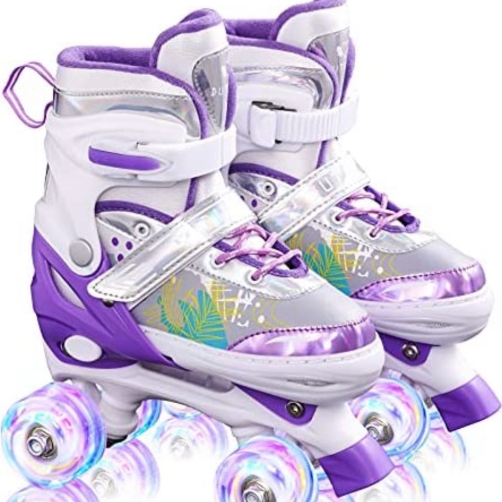 Brand new purple skates
